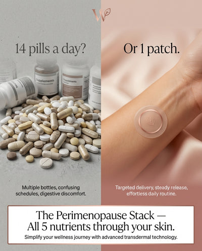 Perimenopause Stack - 03 pills vs patch